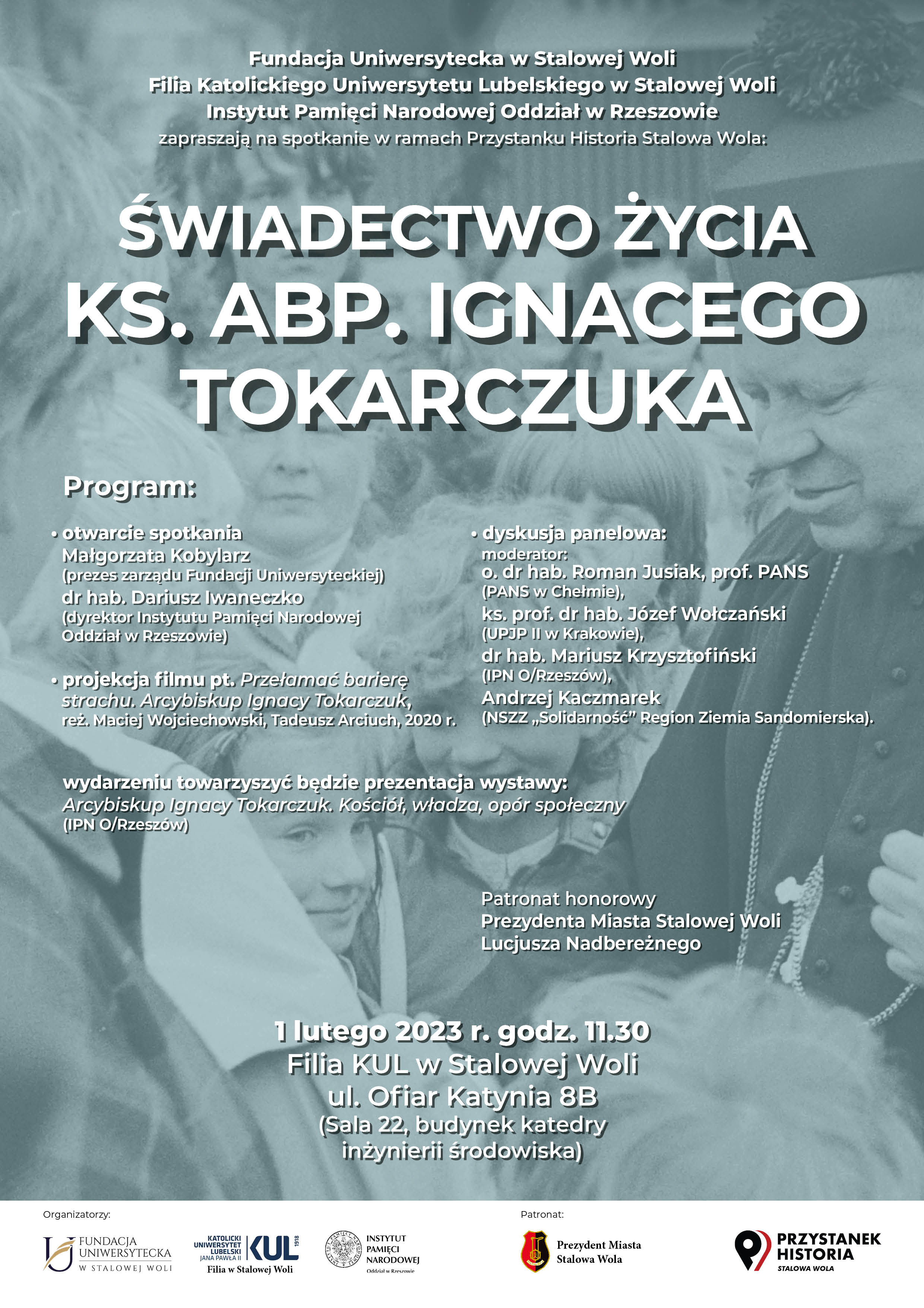Plakat A2 Przystanek Stalowa Wola Tokarczuk 01 02 2023 lutego w4 003