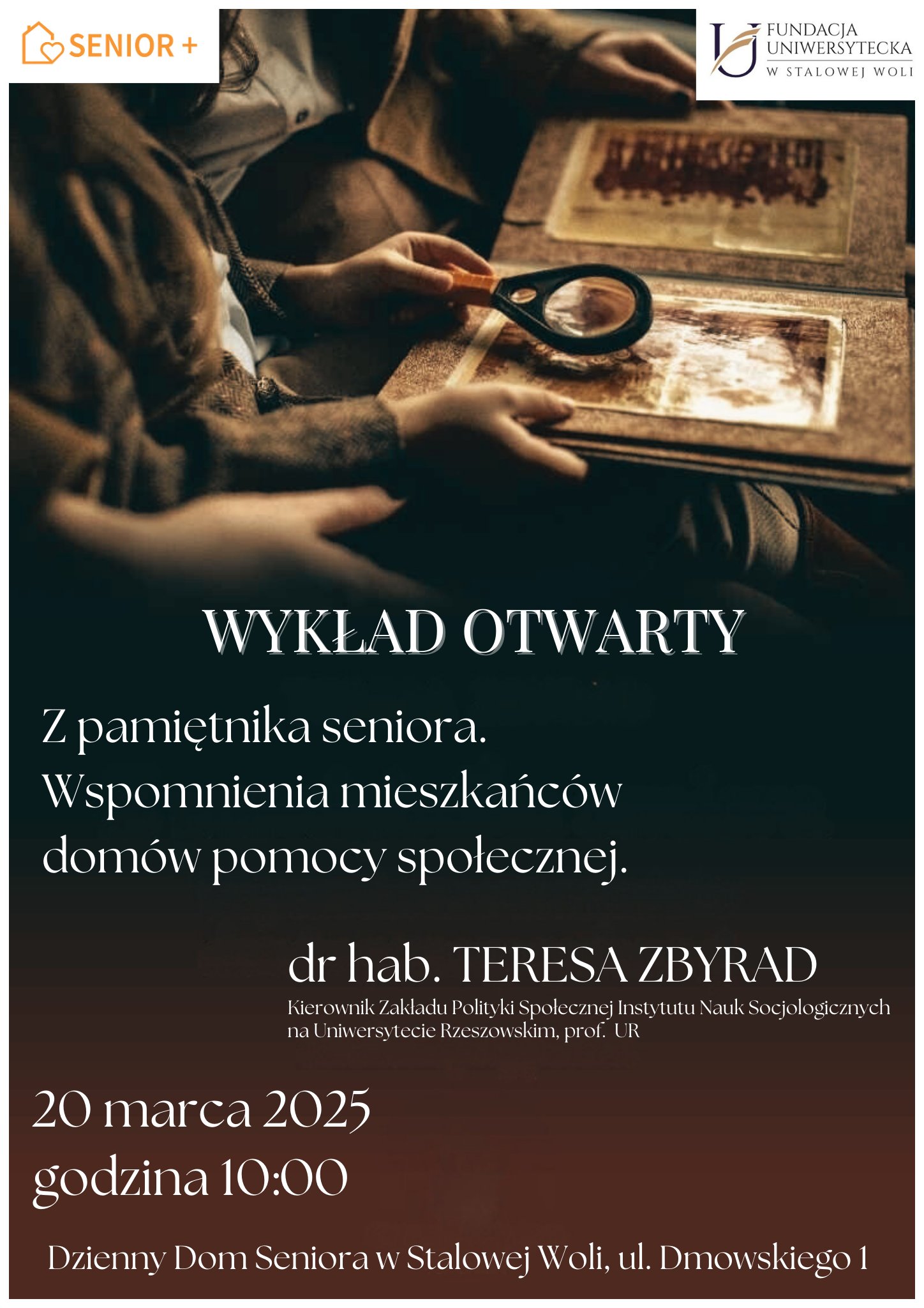 plakat z pamitnika seniora